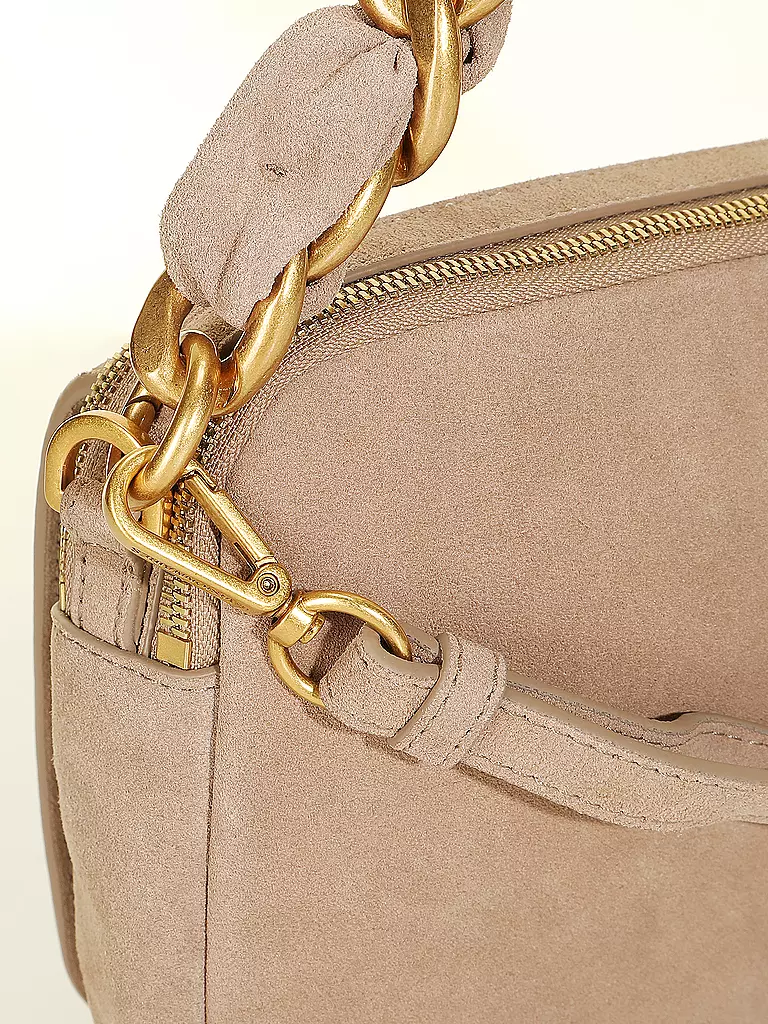 LES VISIONNAIRES | Ledertasche - Umhängetasche EMILY CHAIN | creme