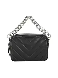 LES VISIONNAIRES | Ledertasche - Umhängetasche EMILY QUILTING | schwarz
