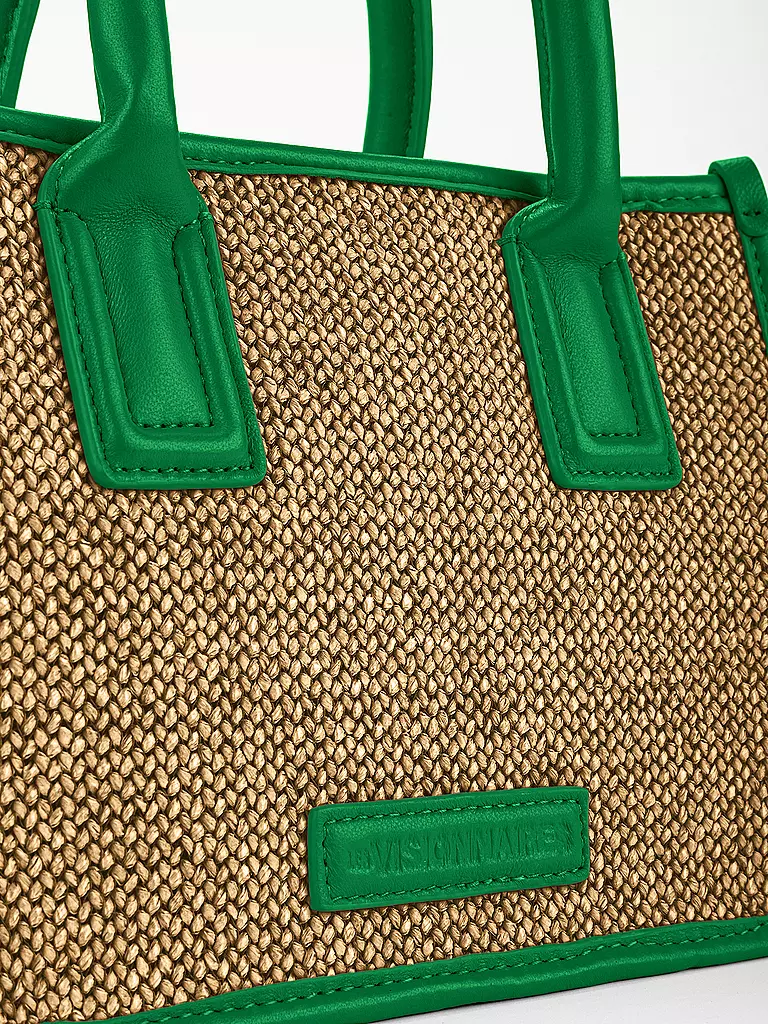 LES VISIONNAIRES | Tasche - Tote Bag LENI CANVAS | grün