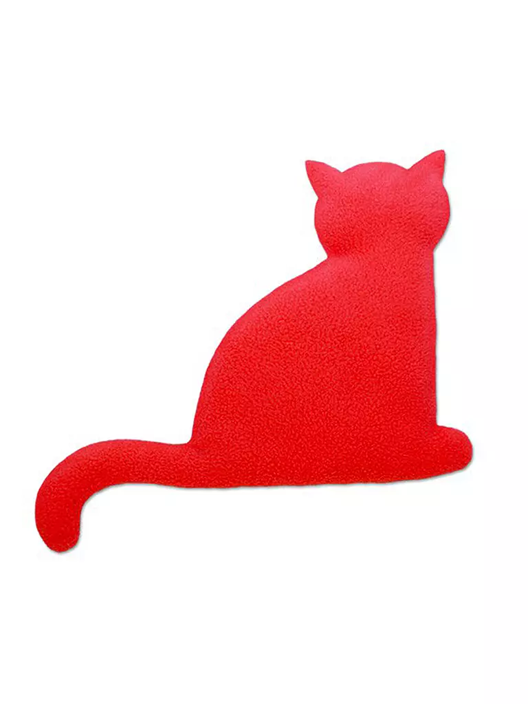 LESCHI | Wärmekissen "Die Katze Minina" 30x22cm | rot