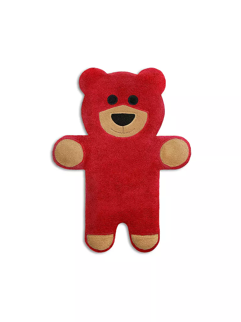 LESCHI | Wärmekissen - Der Bär Teddy 35x26x4cm Feuer | rot