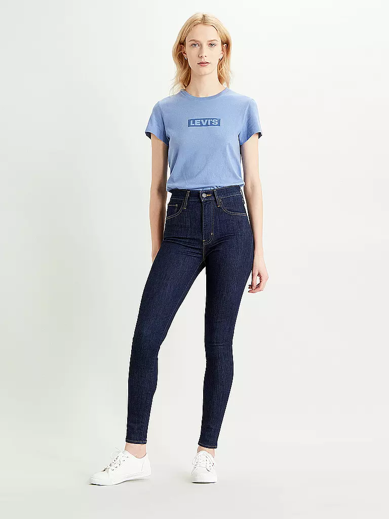 LEVI'S® | Highwaist Jeans High Super Skinny Fit Mile | blau