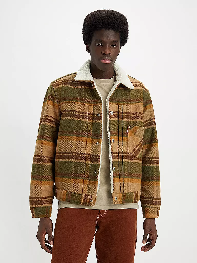 LEVI'S® | Jacke Sherpa Trucker | braun