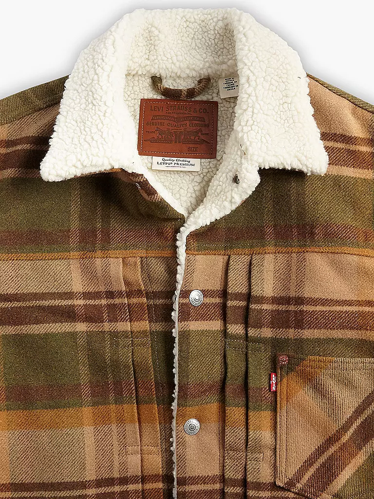 LEVI'S® | Jacke Sherpa Trucker | braun