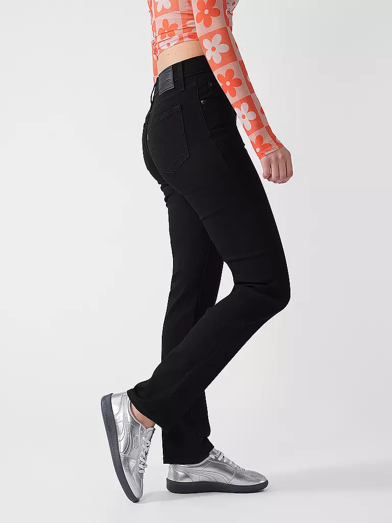 LEVI'S® | Jeans 724 HIGH RISE STRAIGHT | schwarz