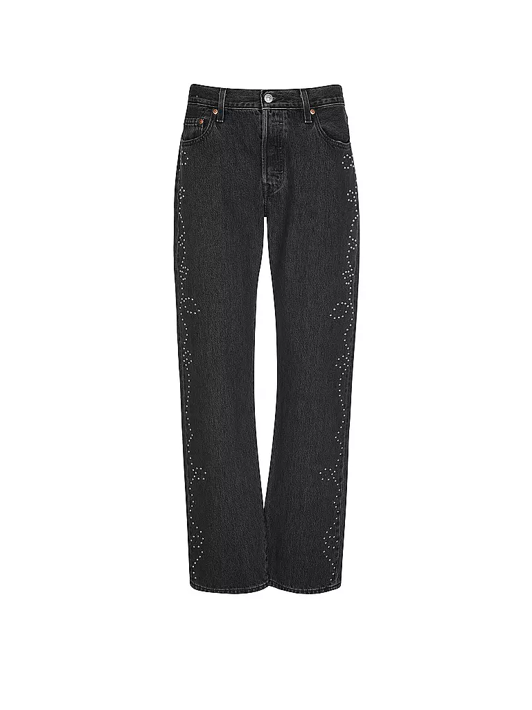 LEVI'S® | Jeans Mom Fit 501 90S BEJEWELED | schwarz