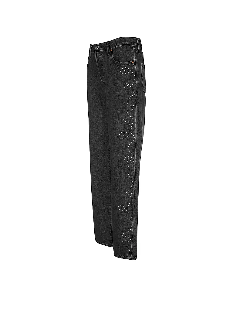LEVI'S® | Jeans Mom Fit 501 90S BEJEWELED | schwarz