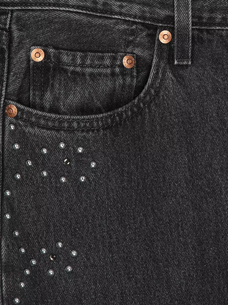 LEVI'S® | Jeans Mom Fit 501 90S BEJEWELED | schwarz
