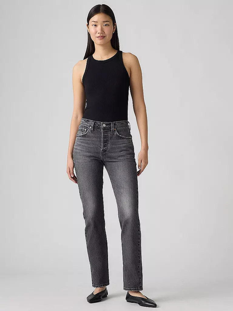 LEVI'S® | Jeans Mom Fit 501 | grau