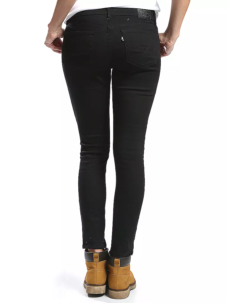 LEVI'S® | Jeans Skinny Fit 711 | schwarz