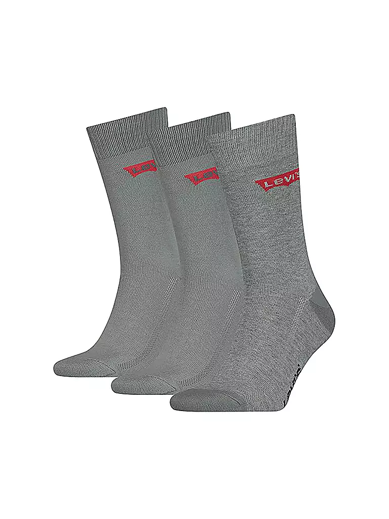 LEVI'S® | Socken 3-er Pkg. grey/melang | grau