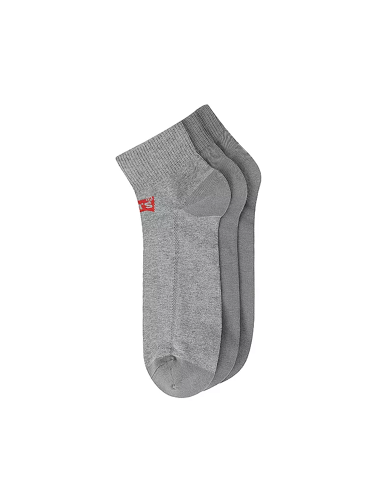 LEVI'S® | Socken 3er Pkg middle grey melange | hellgrau