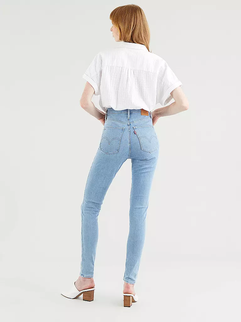 LEVI'S | Highwaist Jeans High Super Skinny Fit Mile | blau