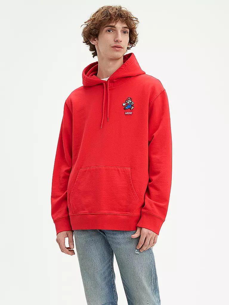 LEVI'S | Kapuzensweater - Hoodie "Nintendo Graphic " | rot