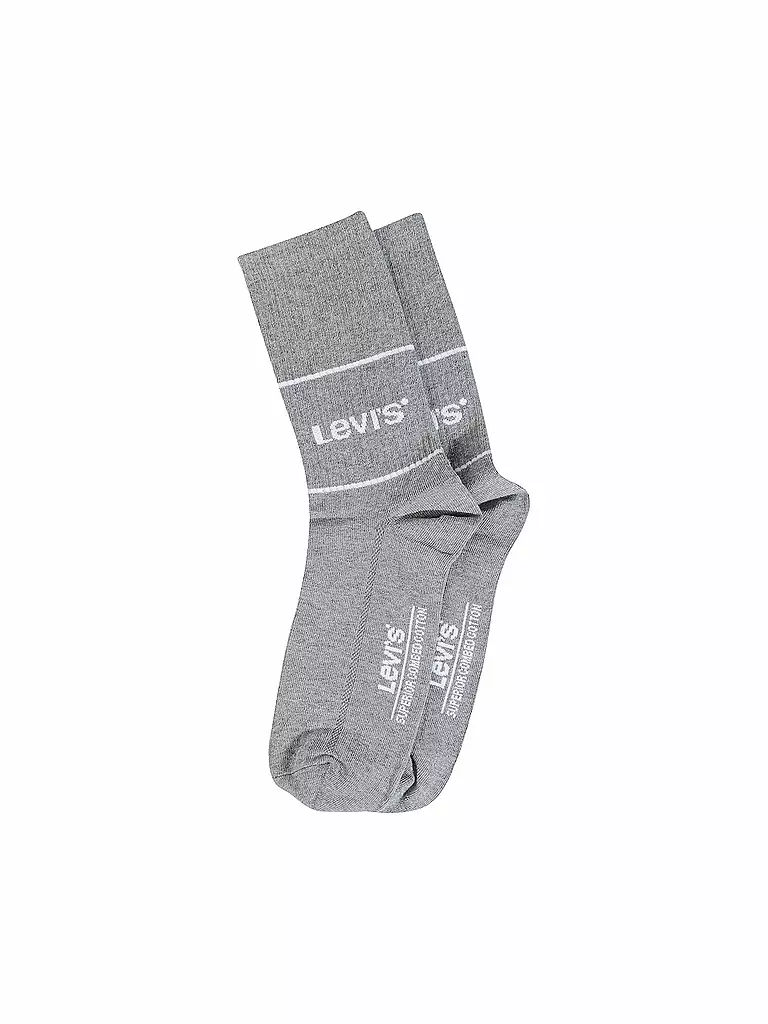LEVI'S | Socken 2-er Pkg. grey melange | grau
