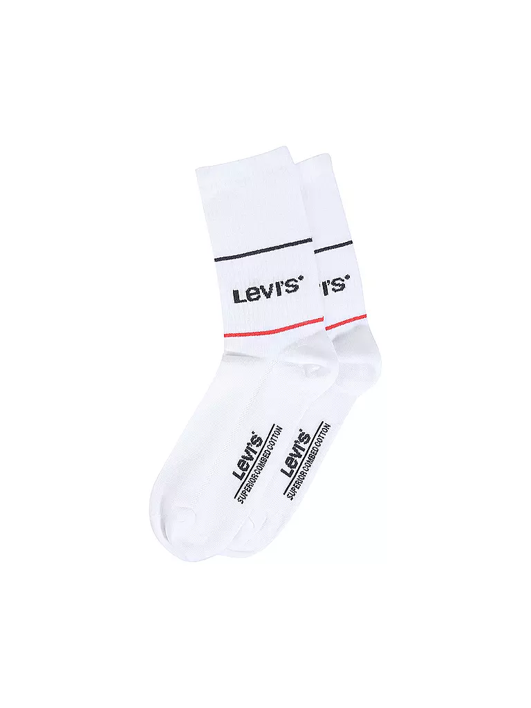 LEVI'S | Socken 2-er Pkg. iconic  | weiss