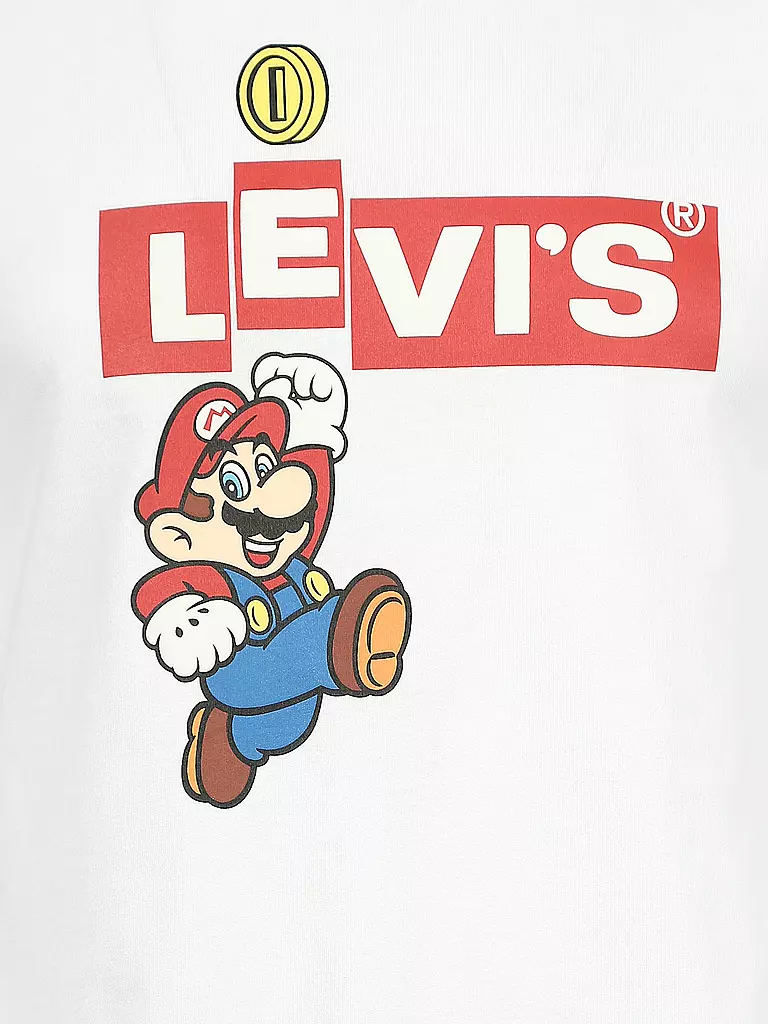 LEVI'S | T-Shirt " Super Mario Graphic " | weiß
