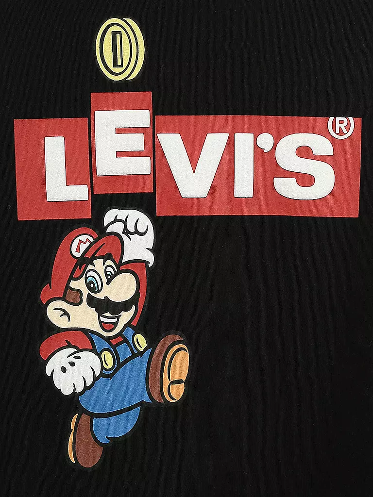 LEVI'S | T-Shirt " Super Mario Graphic " | schwarz