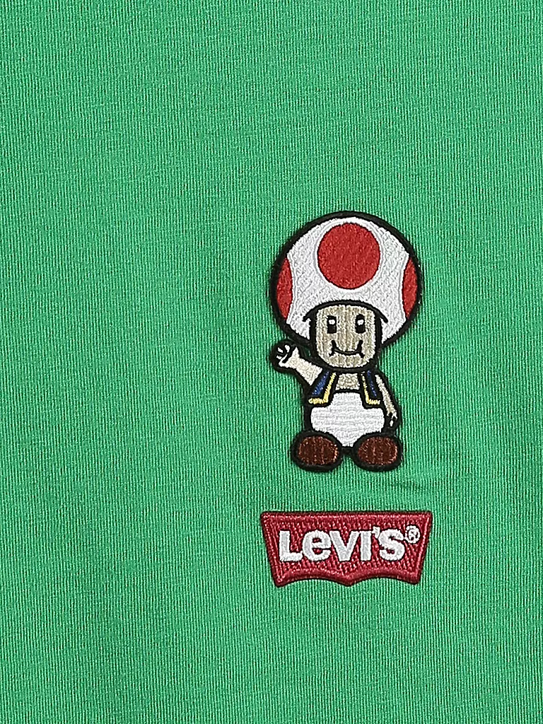 LEVI'S | T-Shirt " Super Mario Graphic " | grün