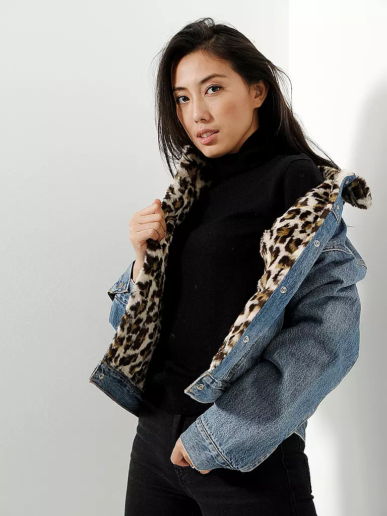 LEVI'S | Wende-Jeansjacke - Jacke in Felloptik | 