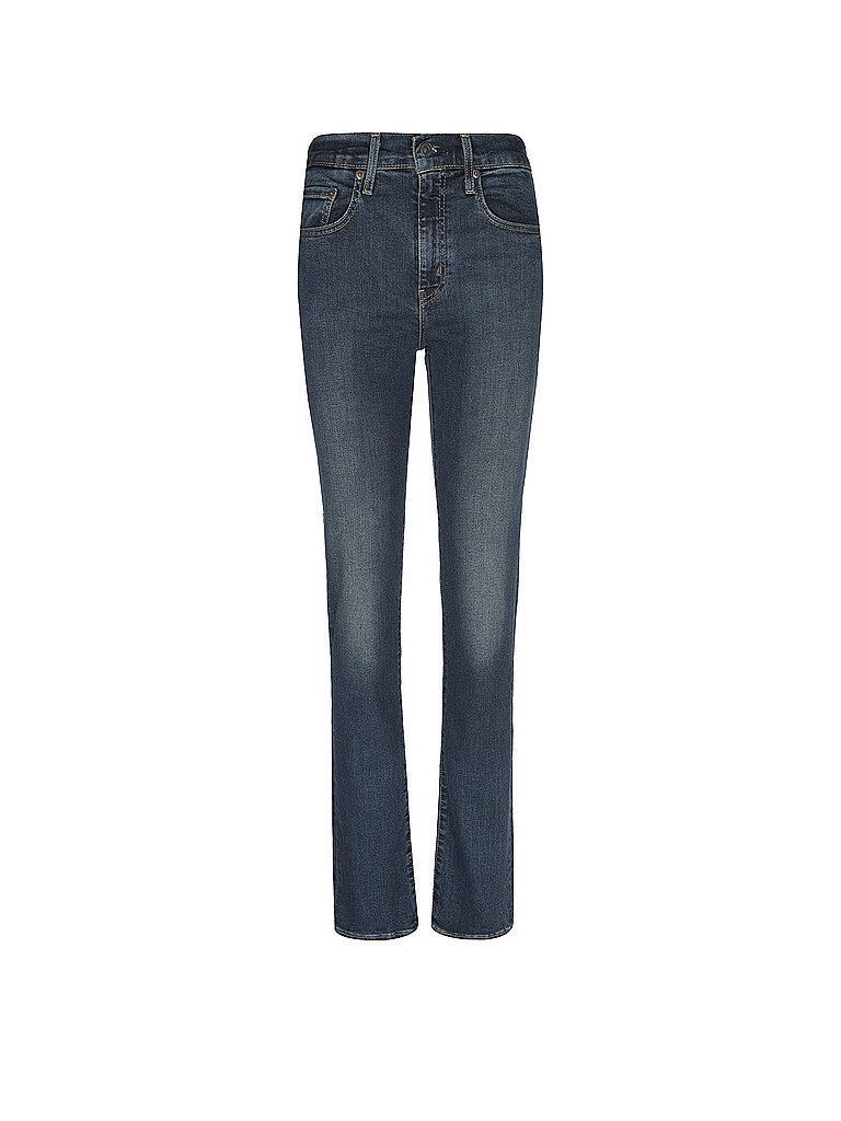 LEVI'S® Jeans Straight Fit HIGH RISE 724 dunkelblau | 25/L32
