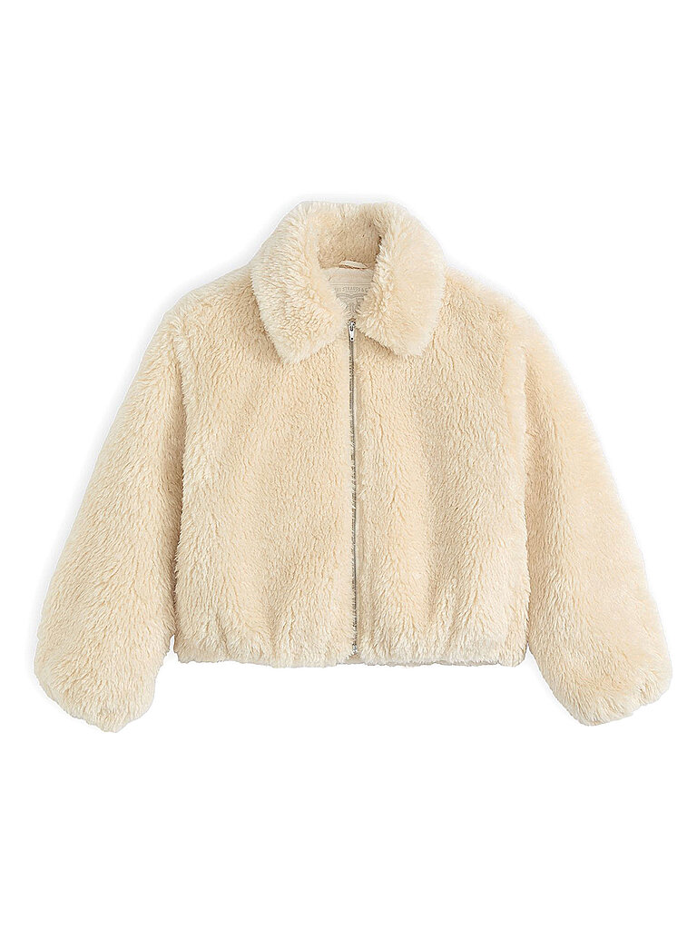 LEVI'S® Jacke in Felloptik beige | M