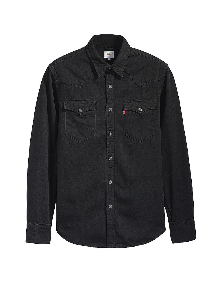 LEVI'S® Jeanshemd BARSTOW WESTERN schwarz | S
