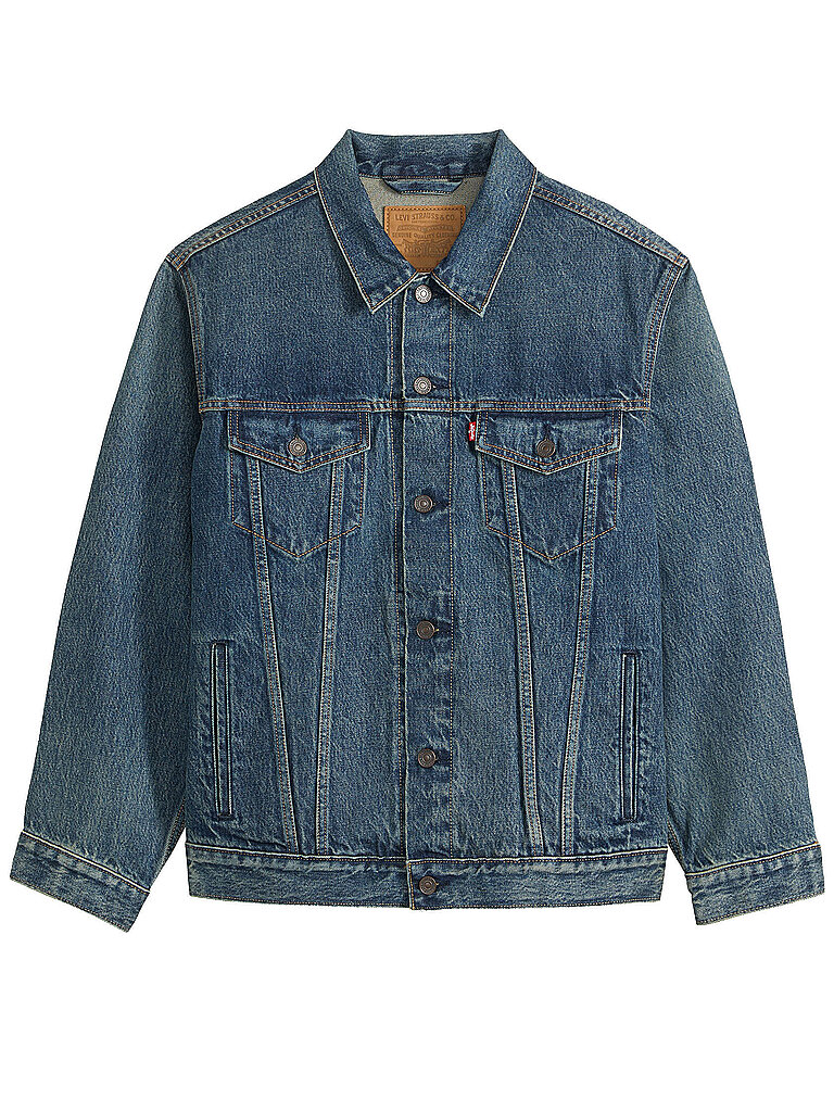 LEVI'S® Jeansjacke Relaxed Fit dunkelblau | L