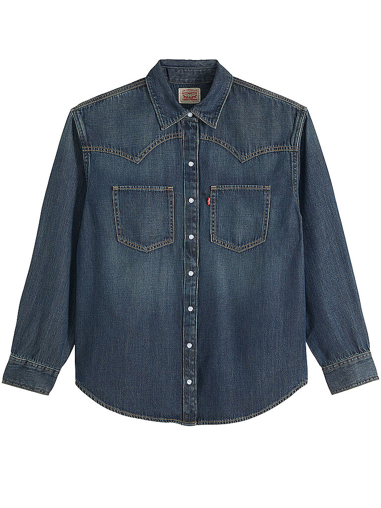 LEVI'S® Jeansbluse TEODORA dunkelblau | XS
