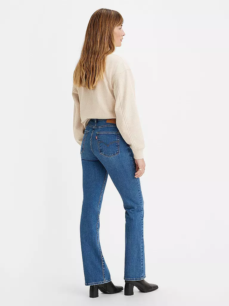 LEVI'S® | Highwaist Jeans Bootcut Fit 725 | blau