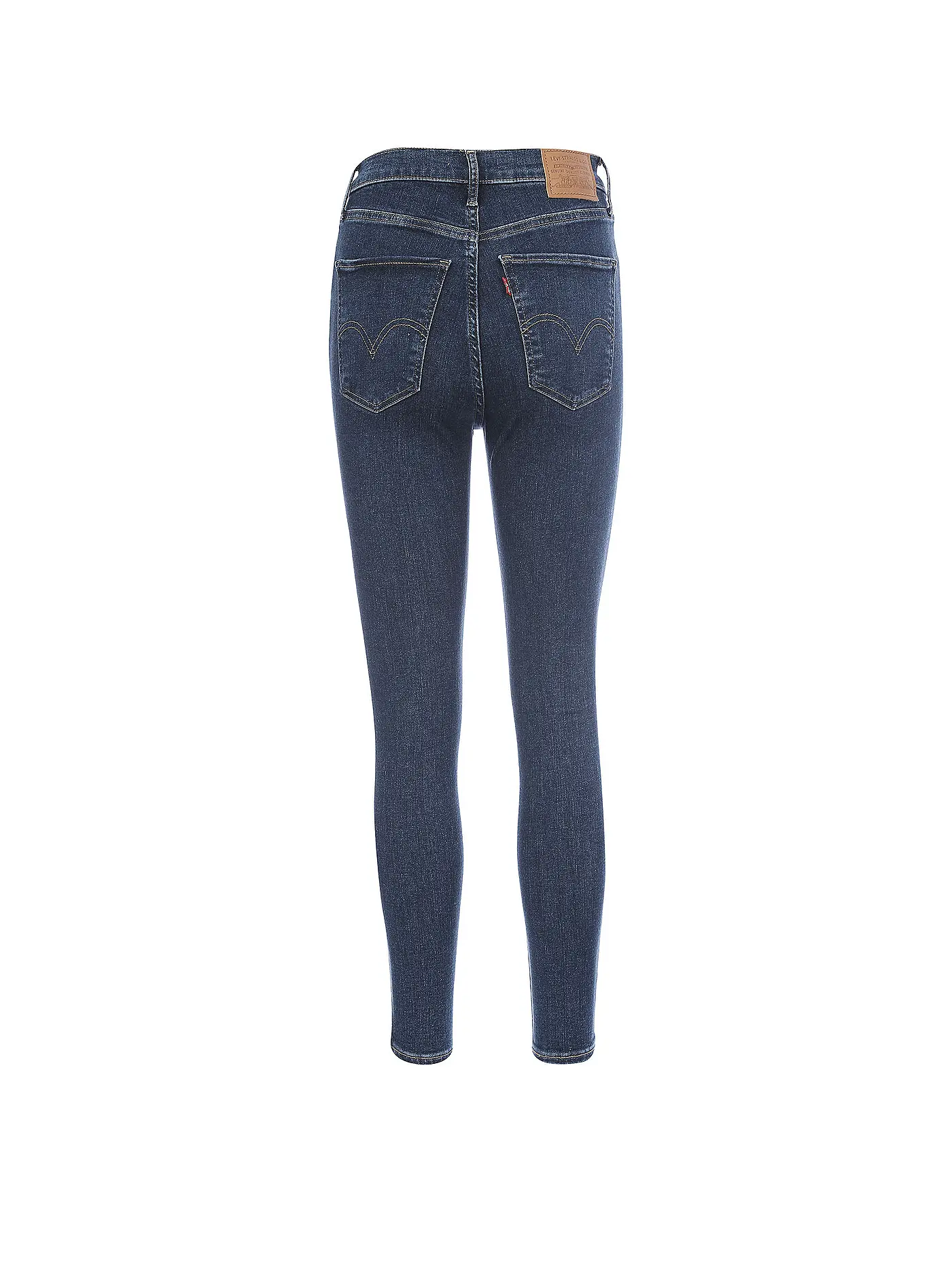 LEVI'S® | Highwaist Jeans Super Skinny Fit Mile | dunkelblau