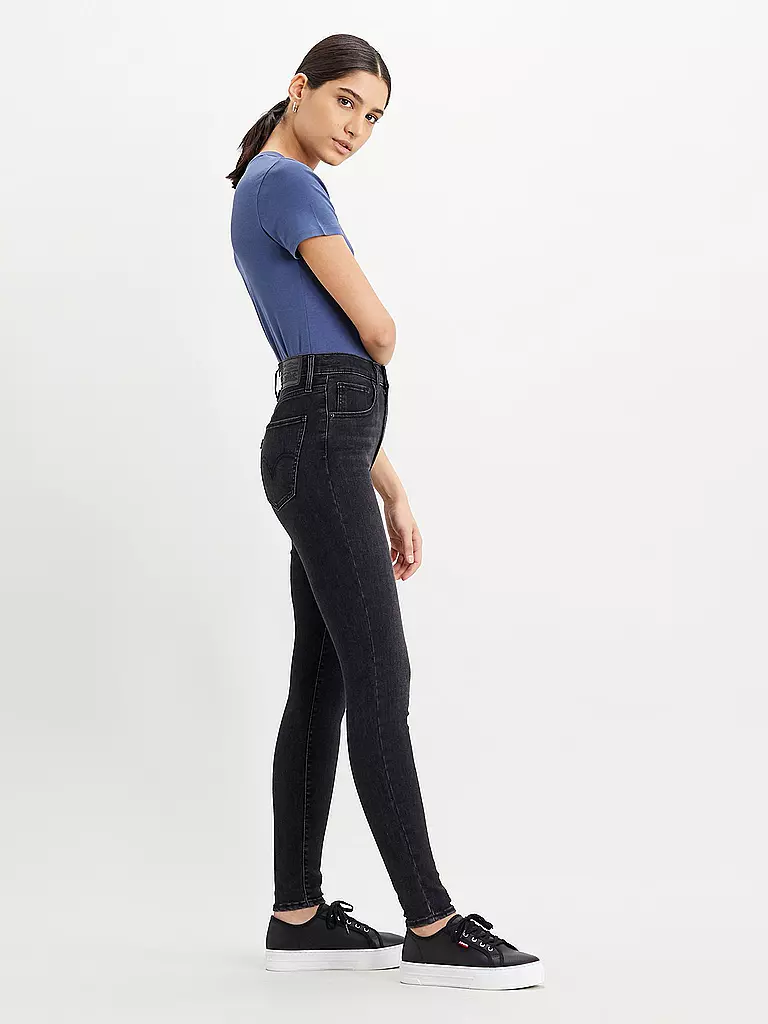 LEVI'S® | Highwaist Jeans Super Skinny Fit Mile | hellblau