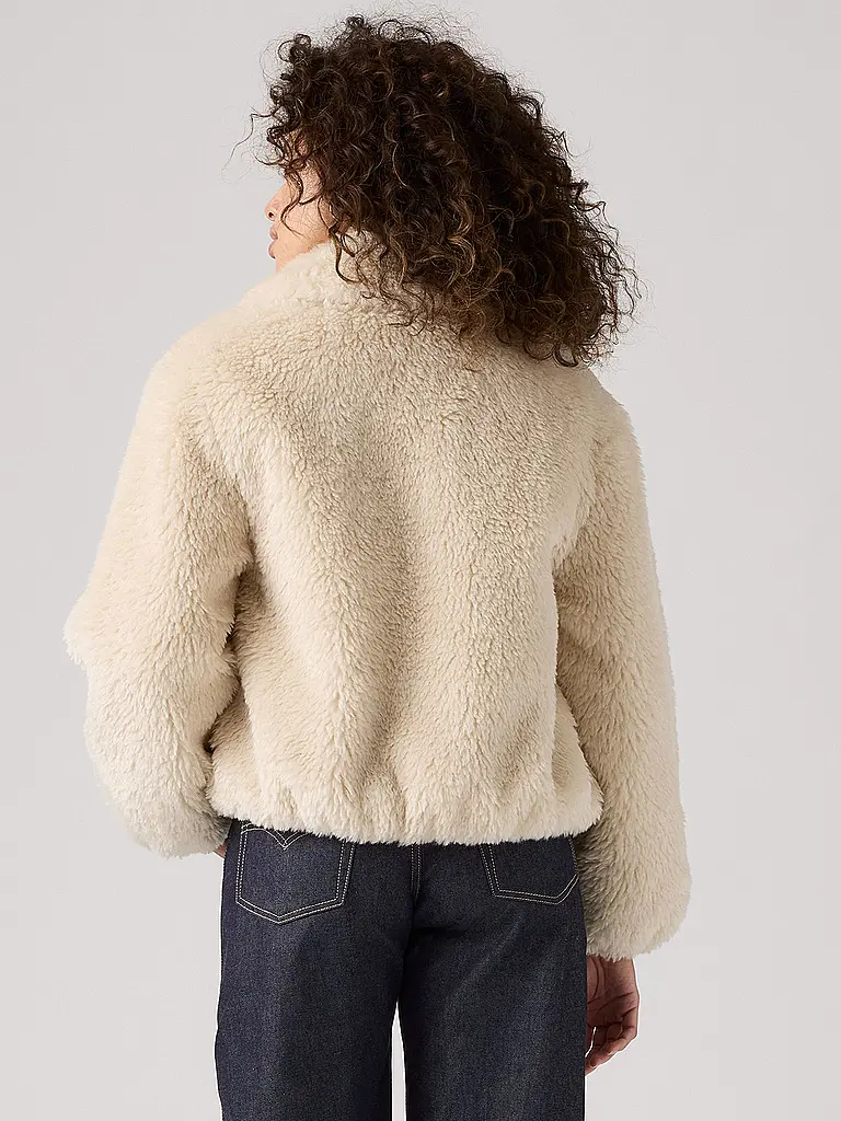 LEVI'S® | Jacke in Felloptik | beige