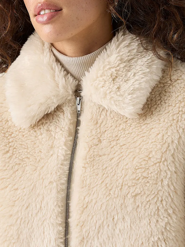LEVI'S® | Jacke in Felloptik | beige
