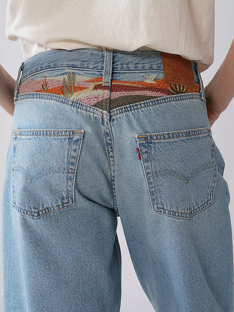 LEVI'S® | Jeans Mom Fit 501 90S ANKLE DESERT UTOPIA | hellblau