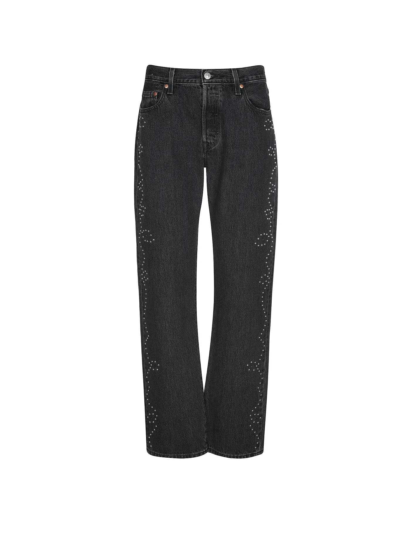 LEVI'S® | Jeans Mom Fit 501 90S BEJEWELED | schwarz