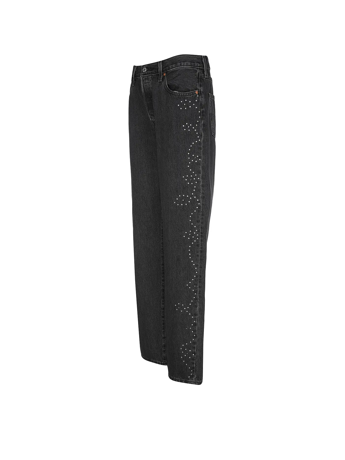 LEVI'S® | Jeans Mom Fit 501 90S BEJEWELED | schwarz