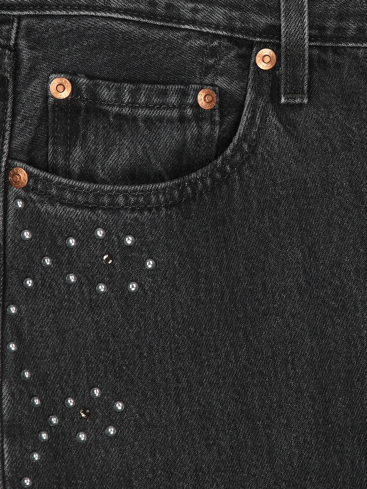 LEVI'S® | Jeans Mom Fit 501 90S BEJEWELED | schwarz
