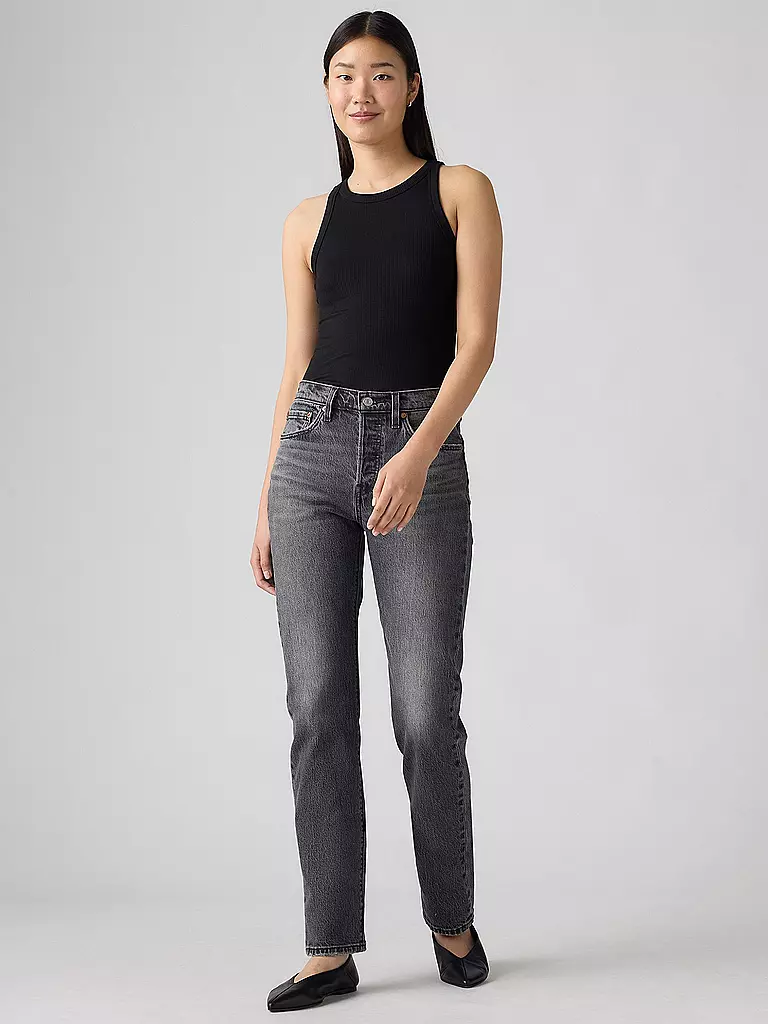 LEVI'S® | Jeans Mom Fit 501 | grau
