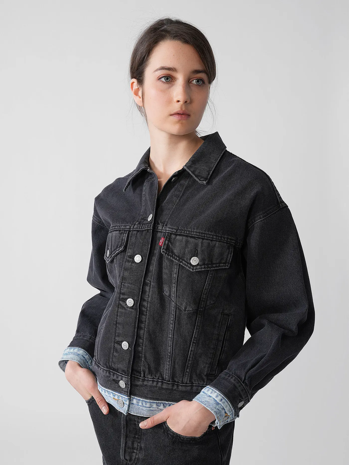 LEVI'S® | Jeansjacke  | schwarz