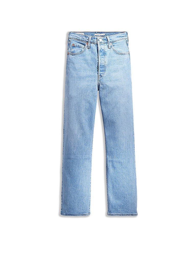 LEVI'S Jeans Straight Fit  Ribcage  7/8 blau | 26/L27