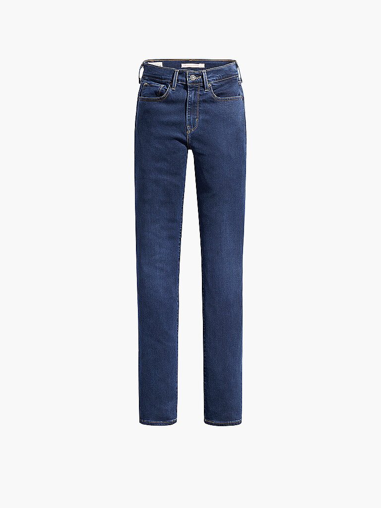 LEVI'S Jeans Straight Fit 724 Highwaist blau | 29/L28