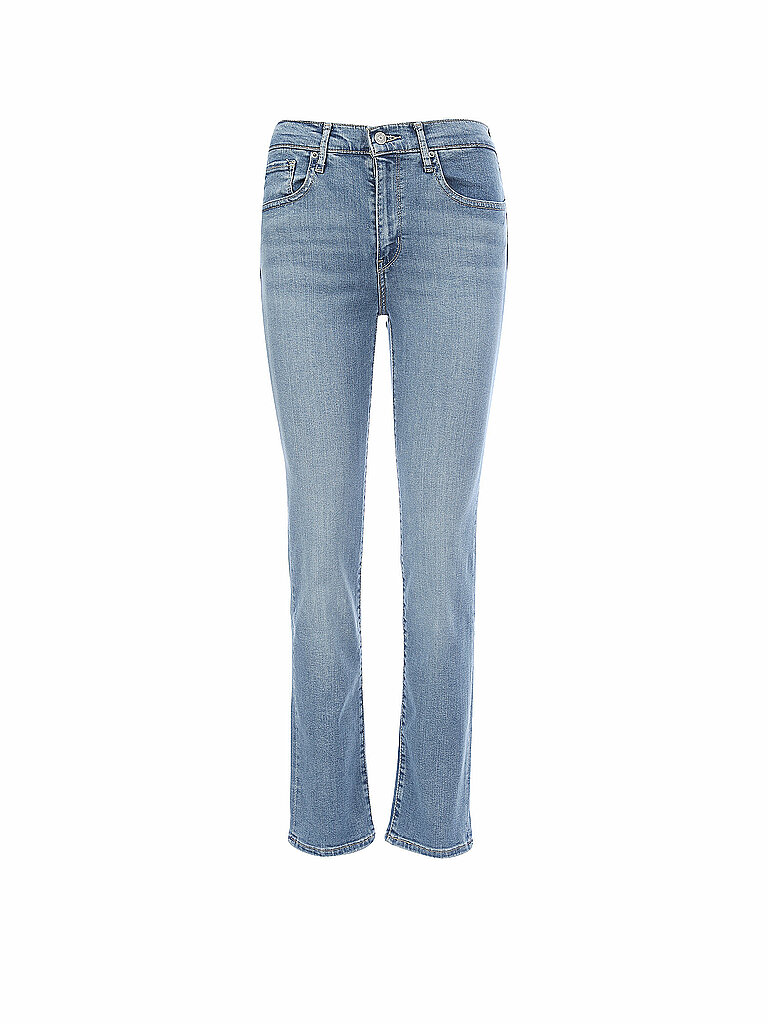 LEVI'S Highwaist Jeans Straight Fit 724 blau | 25/L32
