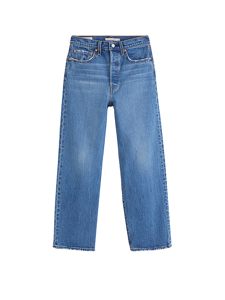 LEVI'S Jeans Straight Fit 7/8 Jazz blau | 24/L27
