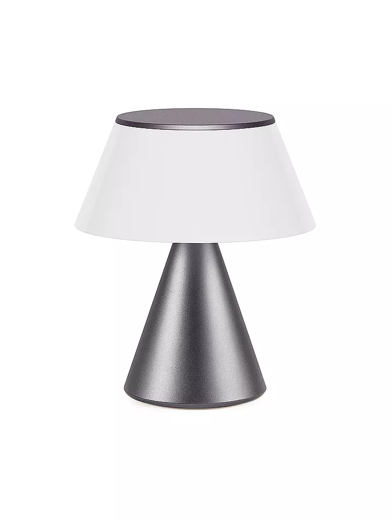 LEXON | LED Lampe LUMA M 10,8cm Gun Metal | grau