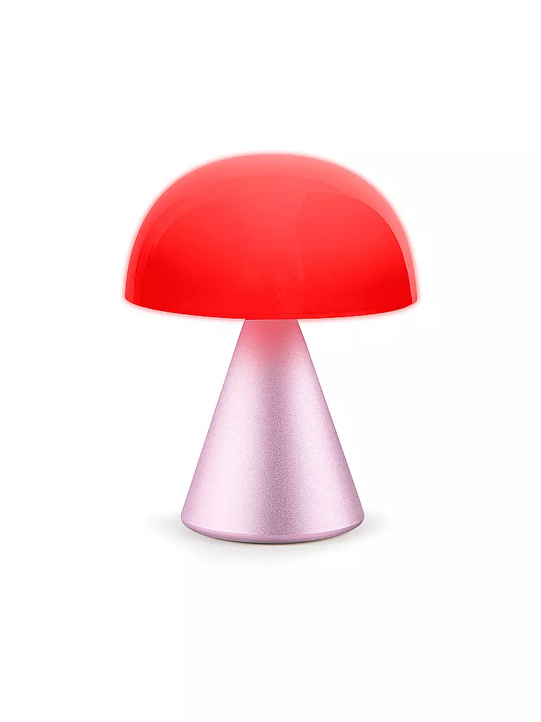 LEXON | LED Lampe MINA L 17cm Light Pink | rosa