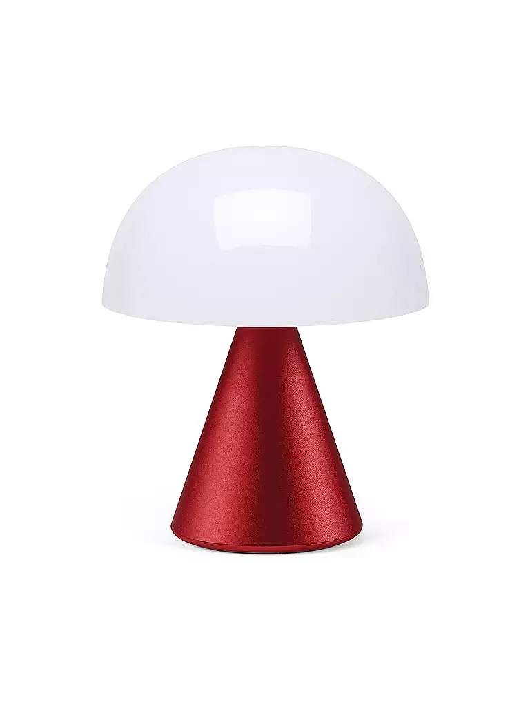 LEXON | LED Lampe MINA M 11cm Dark Red | dunkelrot