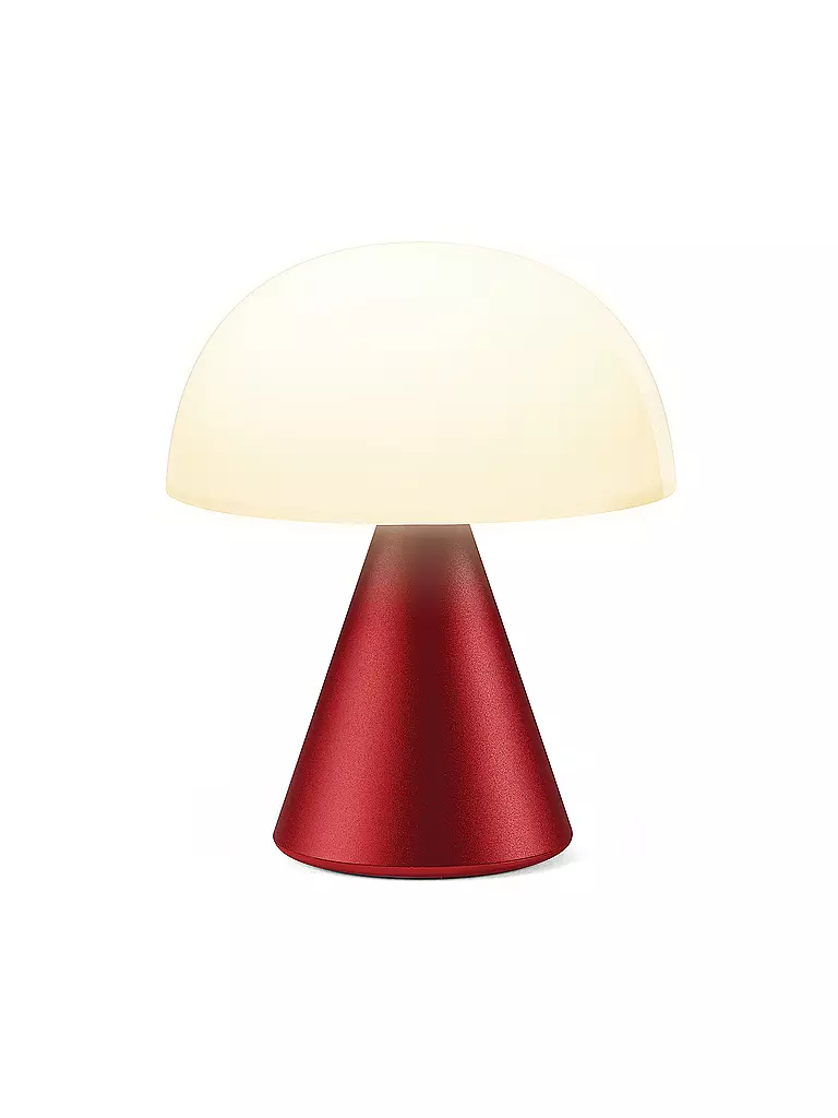 LEXON | LED Lampe MINA M 11cm Dark Red | dunkelrot