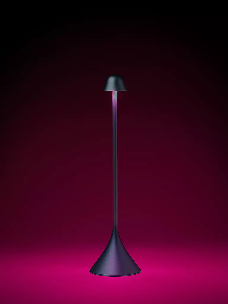 LEXON | LED Lampe STELI 28,6cm Light Blue | dunkelgrün