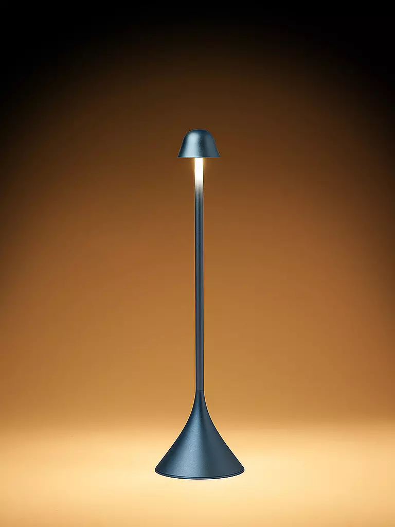 LEXON | LED Lampe STELI 28,6cm Light Blue | dunkelgrün